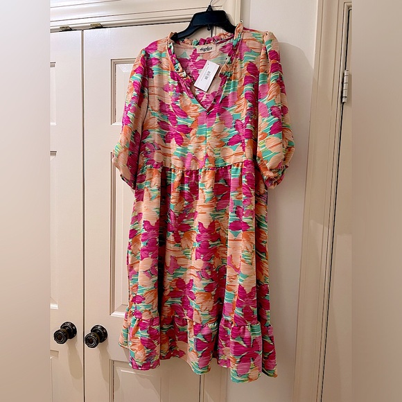 Haptics Dresses & Skirts - Haptics Colorful Floral Dress